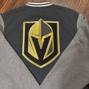 Vegas Golden Knights * Varsity Jacket Full Button Up* Size Large NEW